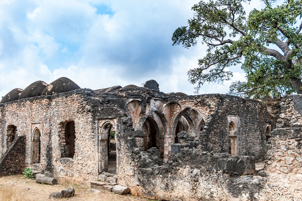Old mosque ruins at Kilwa Kisivani Tanzania Old mosque ruins at Kilwa Kisivani, Tanzania