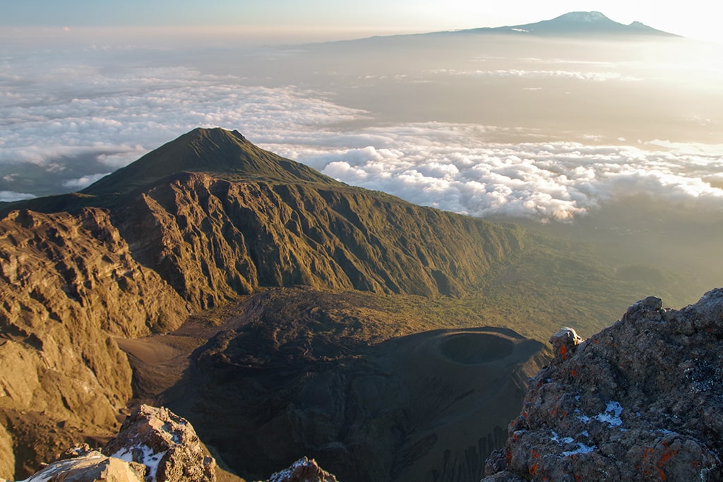 Tanzania - view from the top of mount meru tanzania - arusha national park tours and activities 2025
