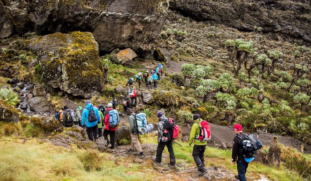 Tanzania - routes up mountain kilimanajaro - how long does it take to climb kilimanjaro