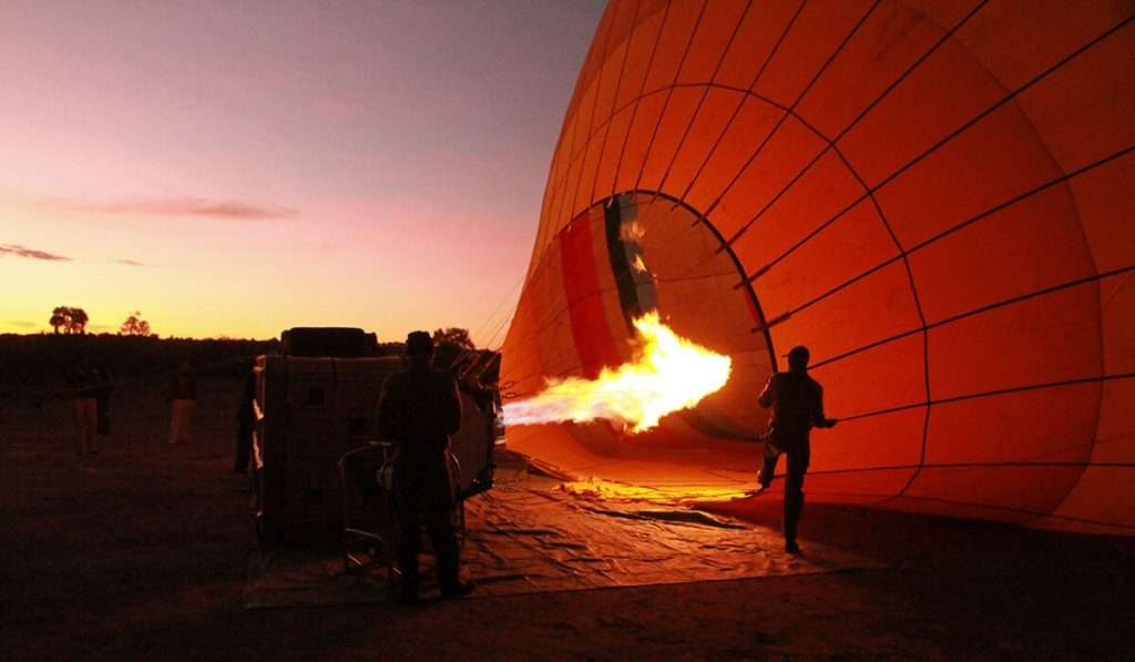 hot air balloon safari in Tanzania