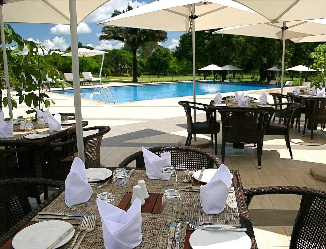 Dining at mount meru hotel - accommodation in arusha - easy travel tanzania