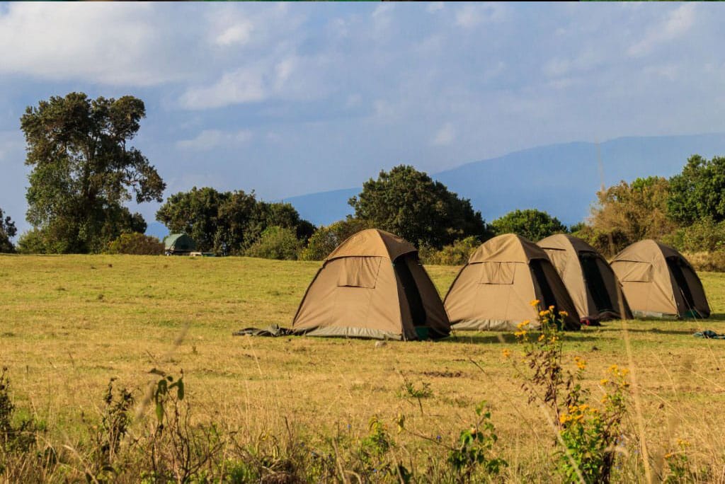 Tanzania - campeggio nel ngorongoro - sistemazione in un safari base: cosa devi sapere