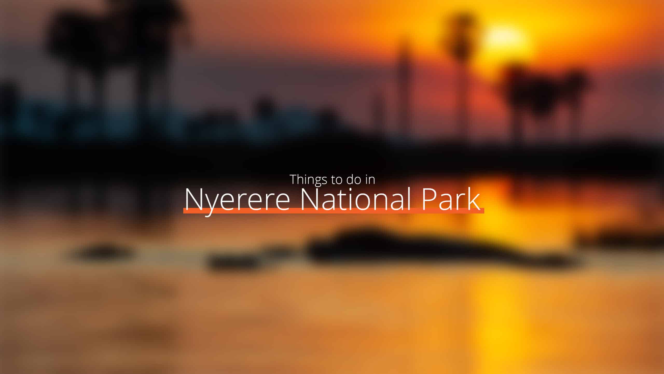 Tansania – Nyerere-Nationalpark 1 skaliert – wohin man im westlichen Kreis gehen sollte