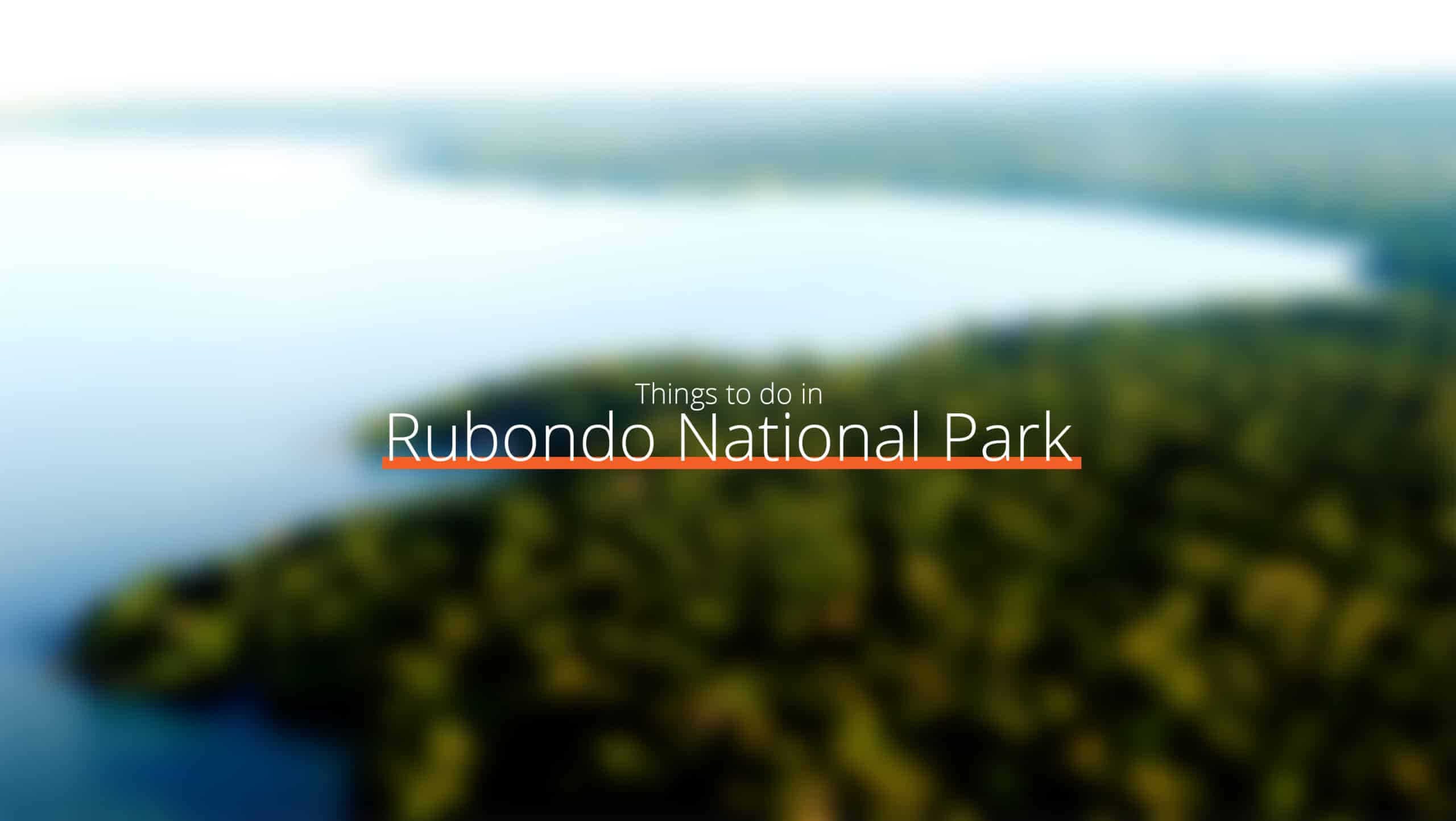 Tanzanie - parc national de rubondo à l'échelle - où aller