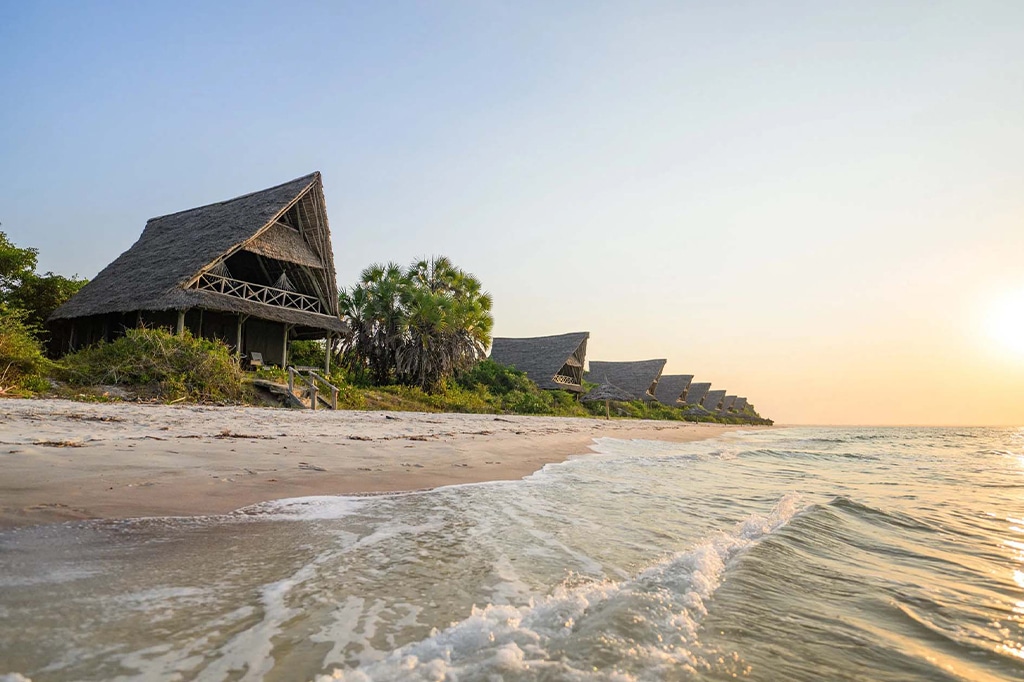 Accommodation at Lazy Lagoon Island, Tanzania