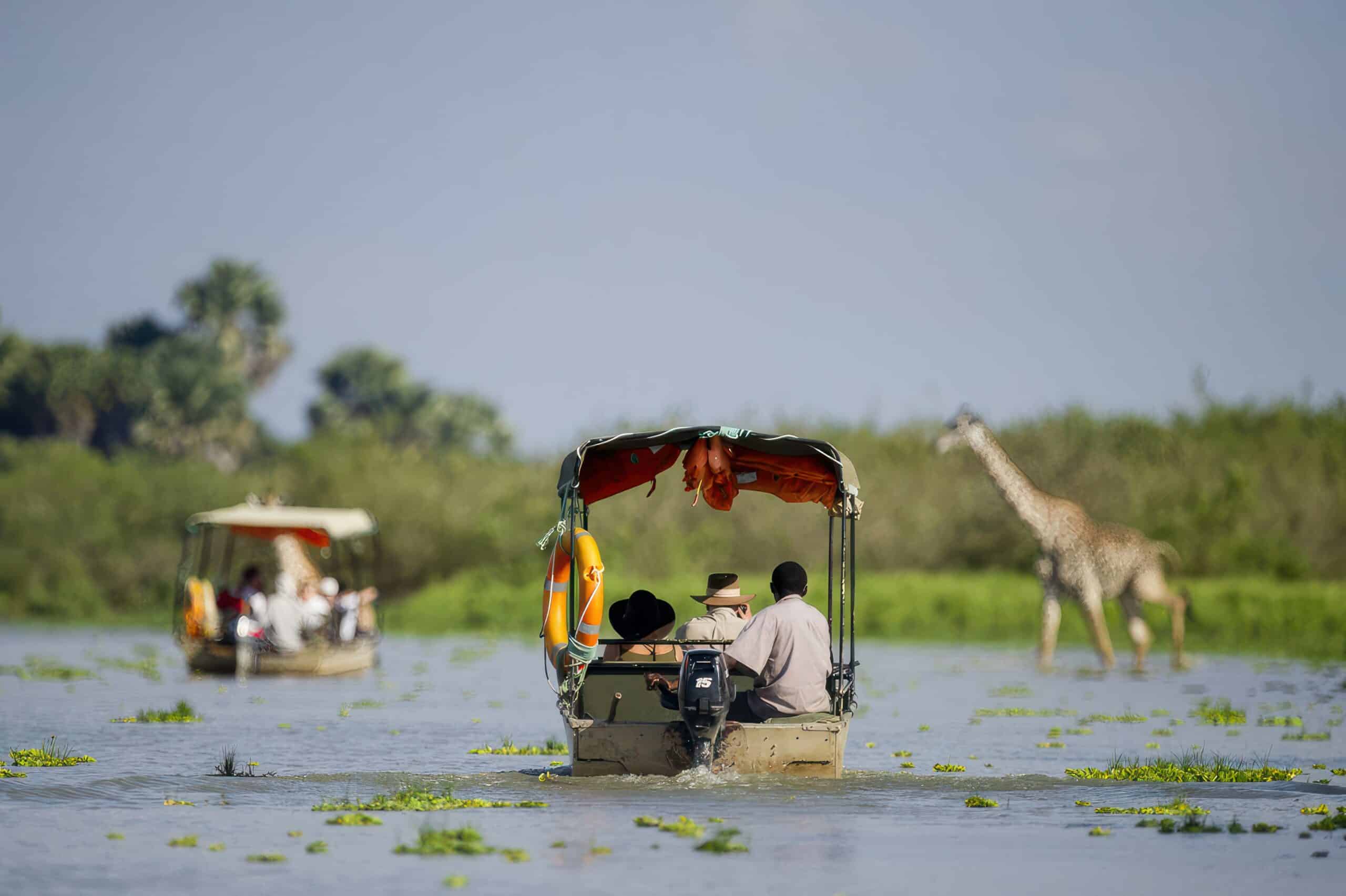 Boat Safari in Nyerere National Park