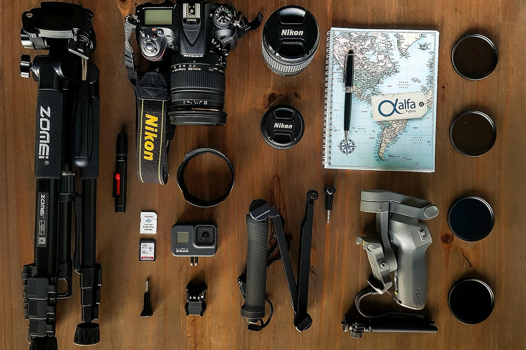 Camera equipment packing for a safari to tanzania