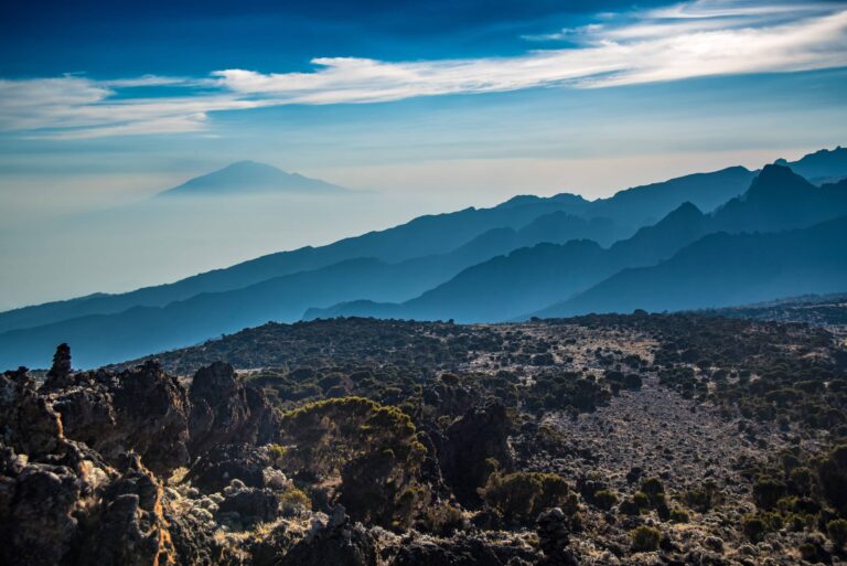 Machame Route Trail at Kilimanjaro National Park
