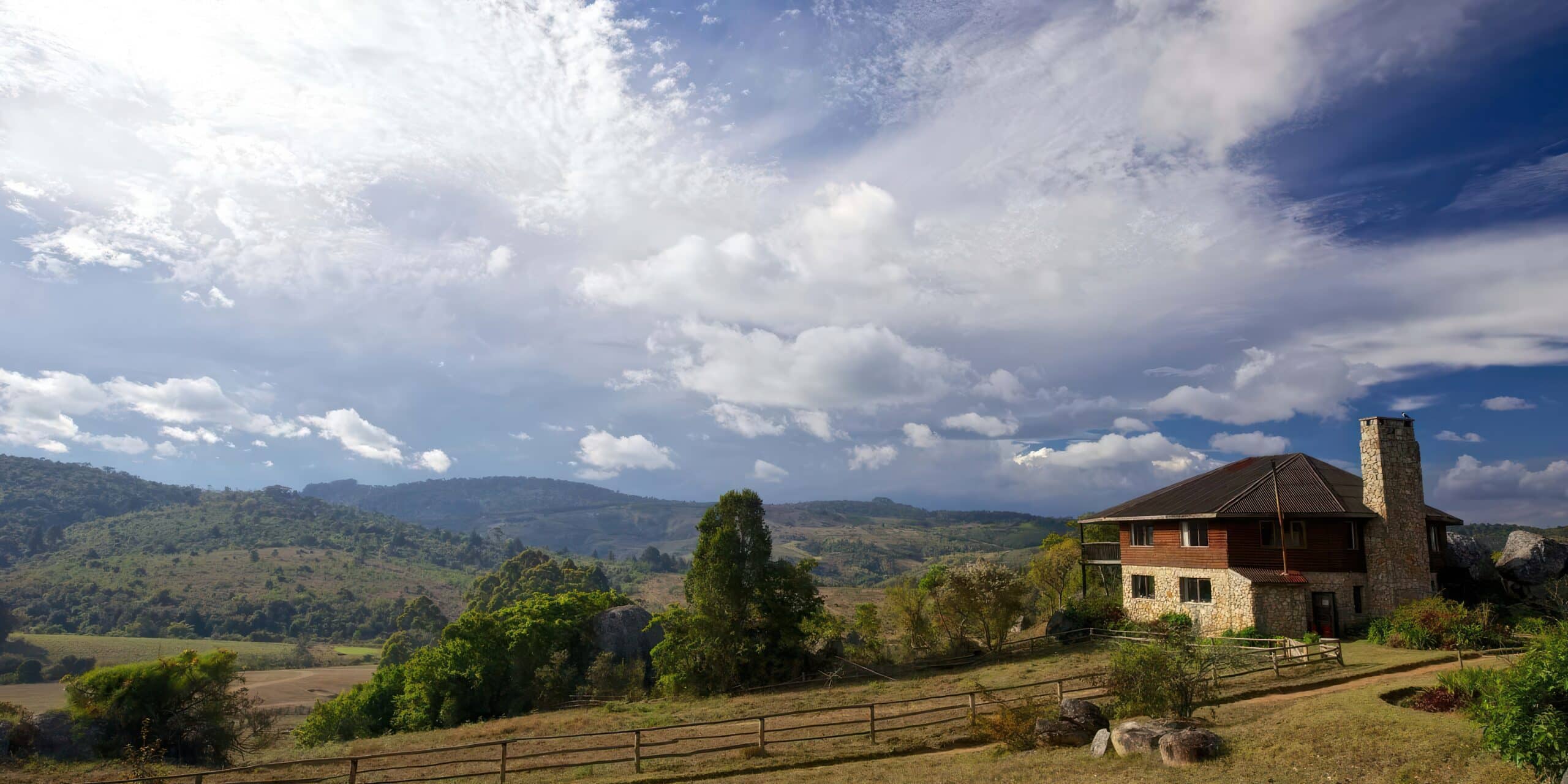 Impresionante vista del paisaje de Mufindi
