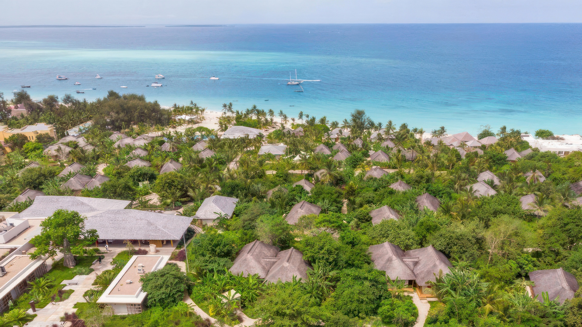 Aerial view of Zuri Zanzibar at Kendwa Beach Zanzibar