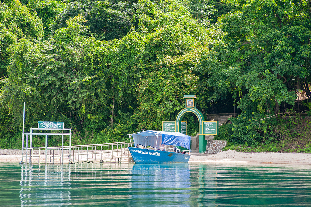 Toegangspoort van Gombe Stream National Park, Tanzania