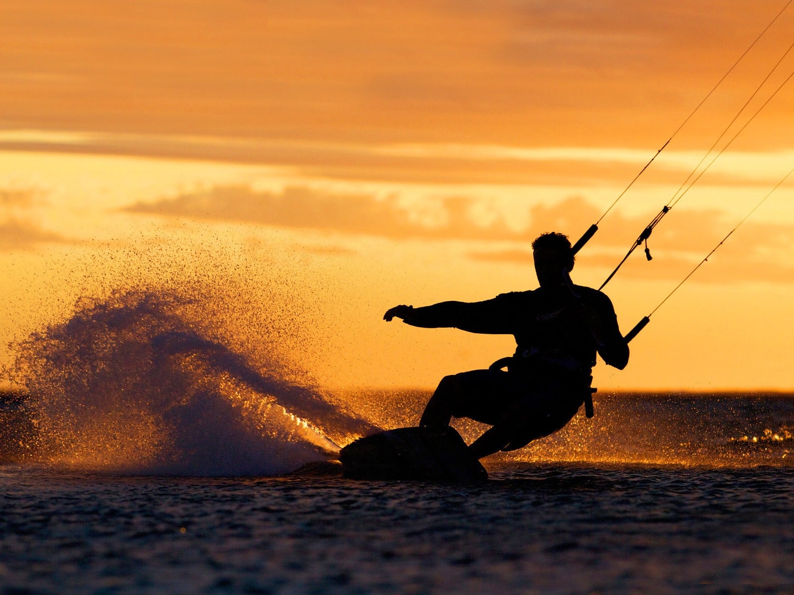 Kite surfing in Bwejuu Beach Zanzibar