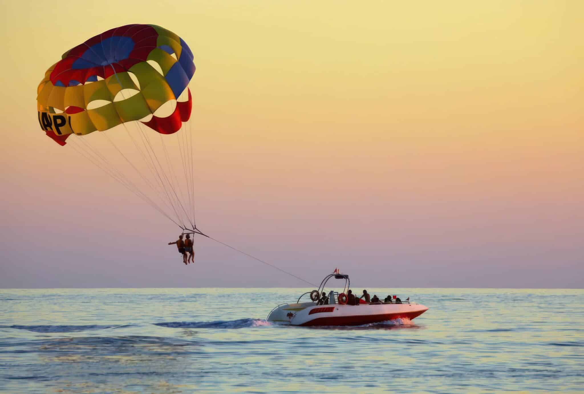 Parasailing in Bwejuu Beach Zanzibar