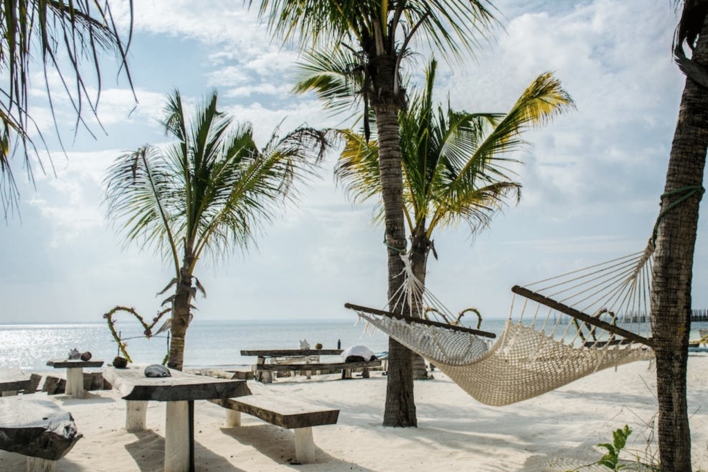 Relaxing hammock at Kendwa Beach Zanzibar