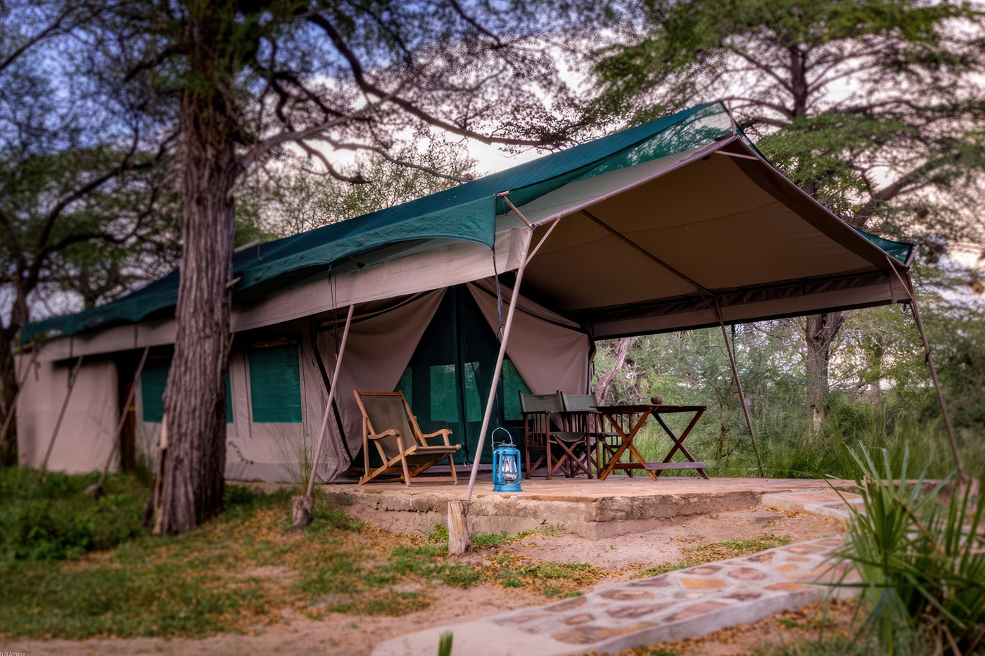 Tentenkamp Lake Manze - accommodatie in Nyerere National Park - gemakkelijk reizen Tanzania