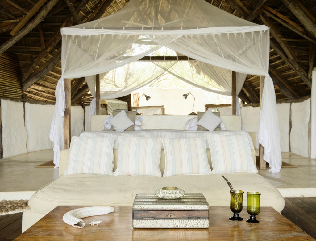Zimmer in Sand Rivers Selous Nomad Tansania – Unterkunft im Nyerere-Nationalpark – einfache Reise nach Tansania