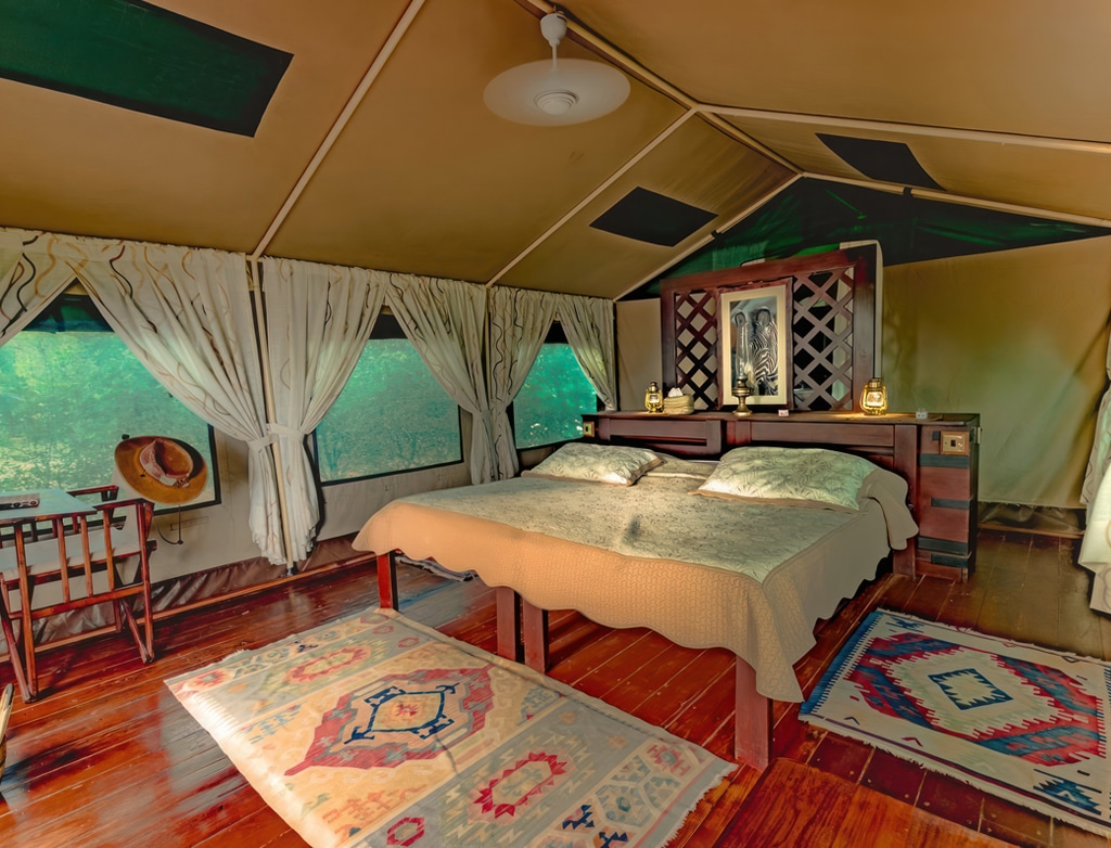 Kamer in Selous impalakamp - accommodatie in Nyerere National Park - gemakkelijk reizen Tanzania